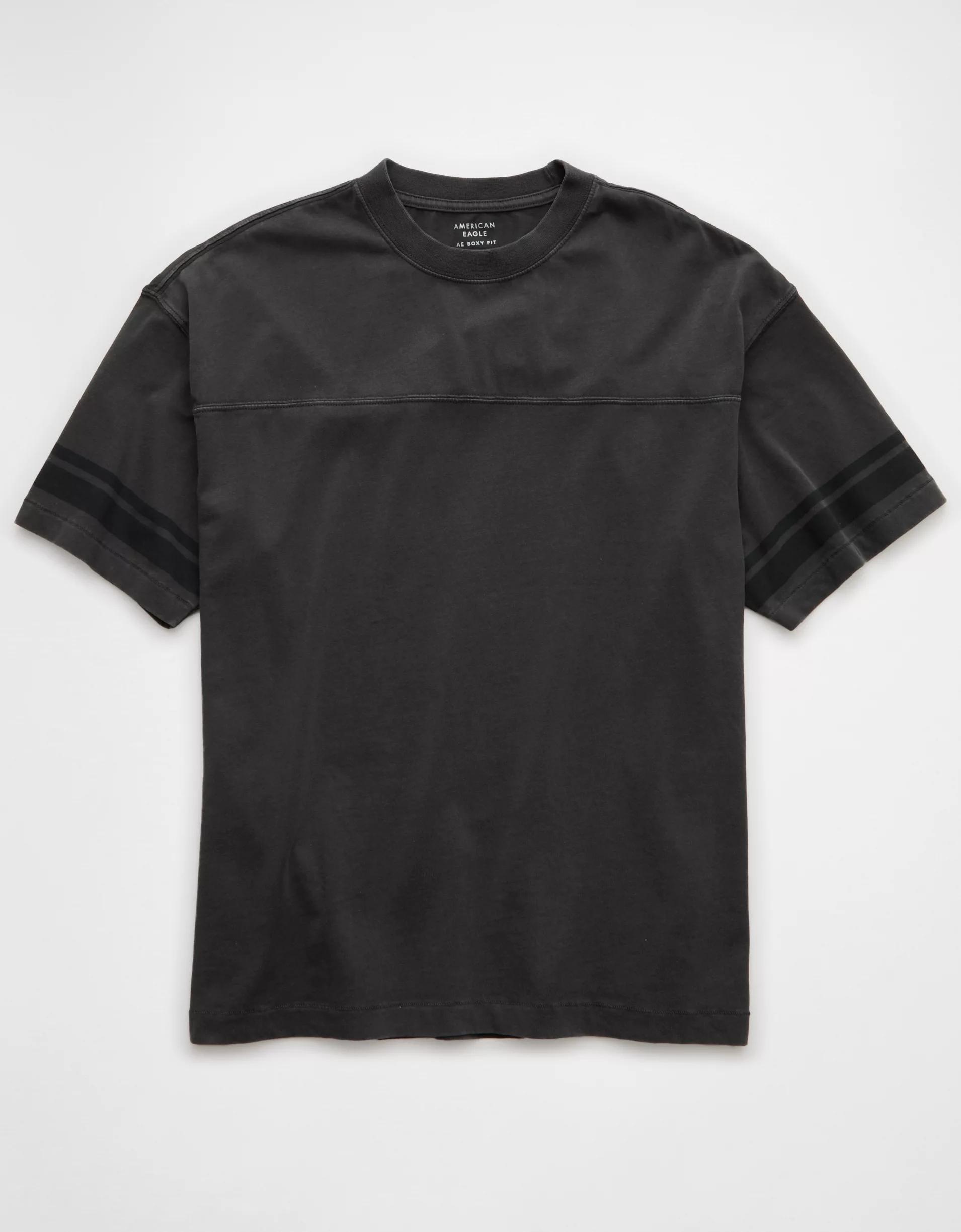 AE Boxy Sueded Football T-Shirt Product Image