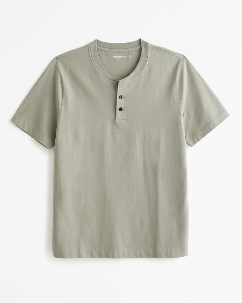Classic Polished Henley Tee Product Image