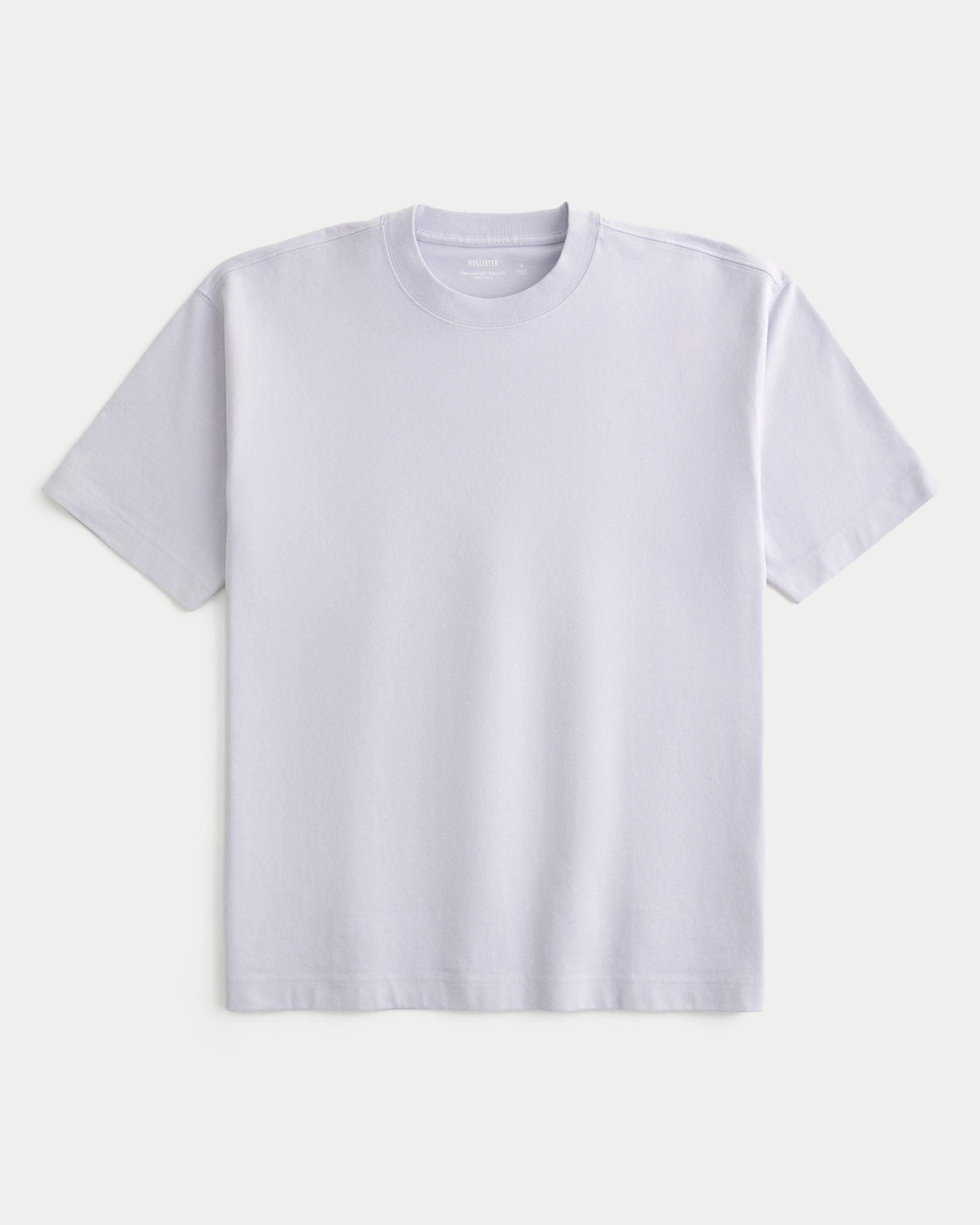 Boxy Heavyweight Washed Crew T-Shirt Product Image