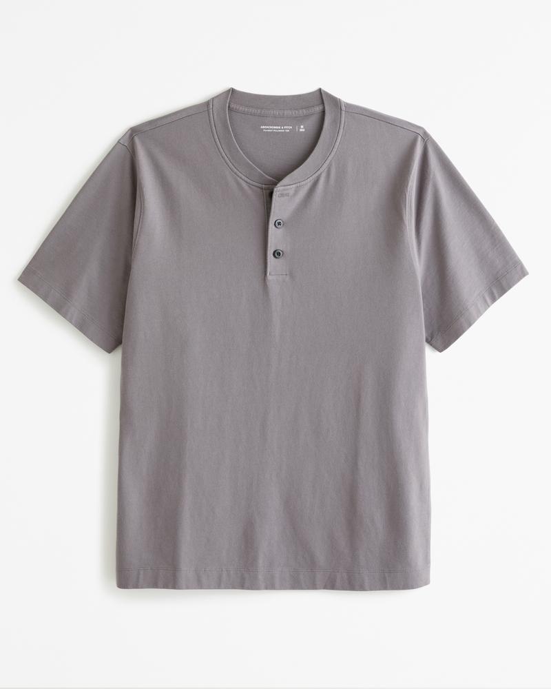 Classic Polished Henley Tee Product Image