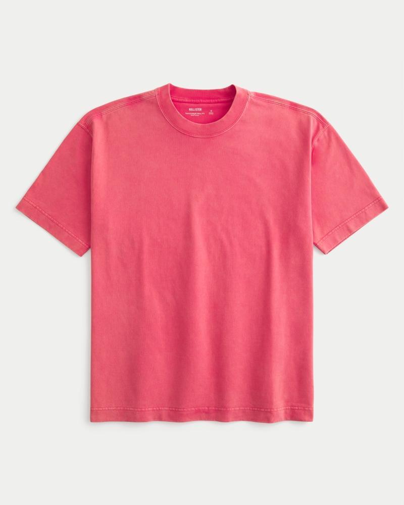 Boxy Heavyweight Pattern Crew T-Shirt Product Image