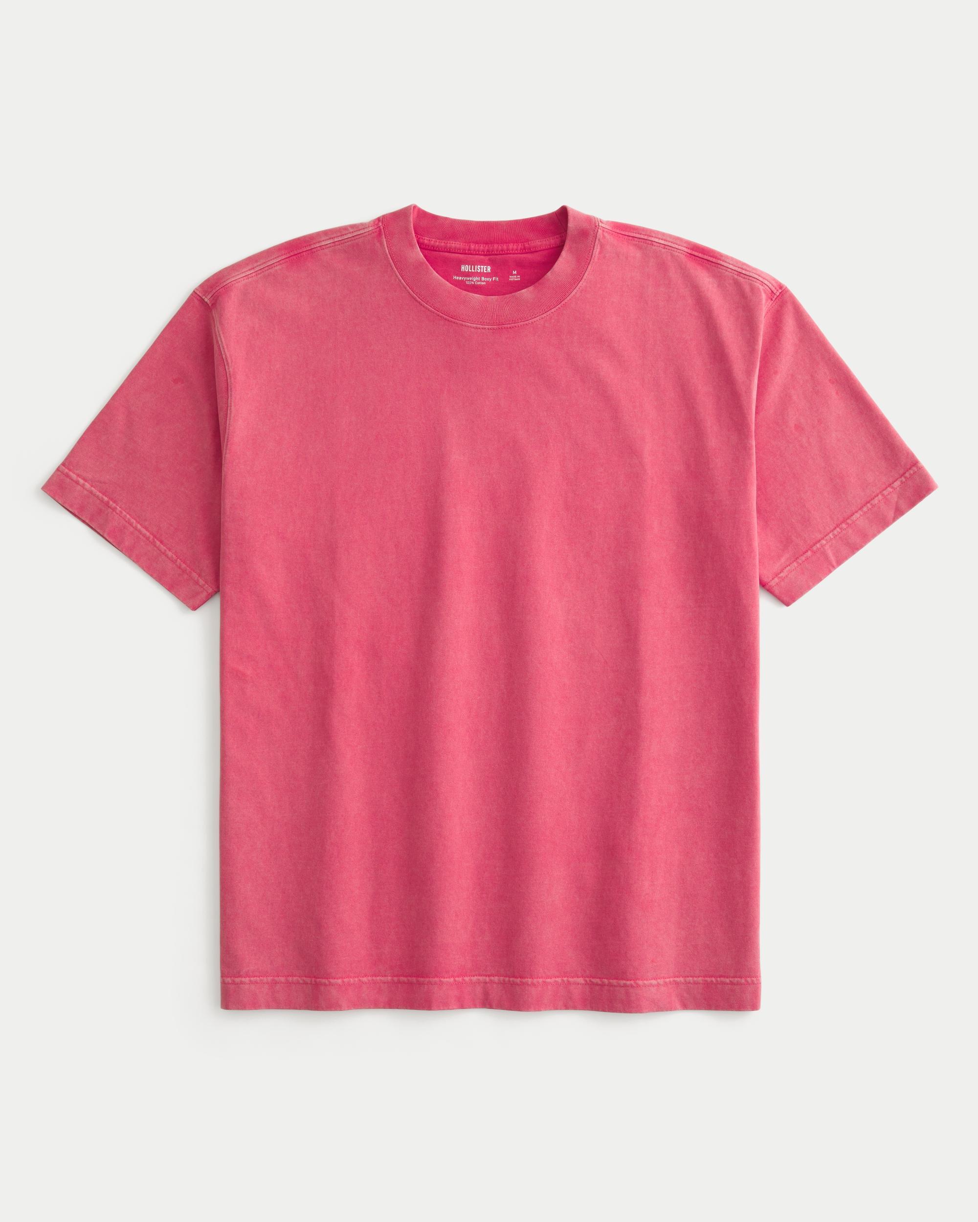 Boxy Heavyweight Washed Crew T-Shirt Product Image