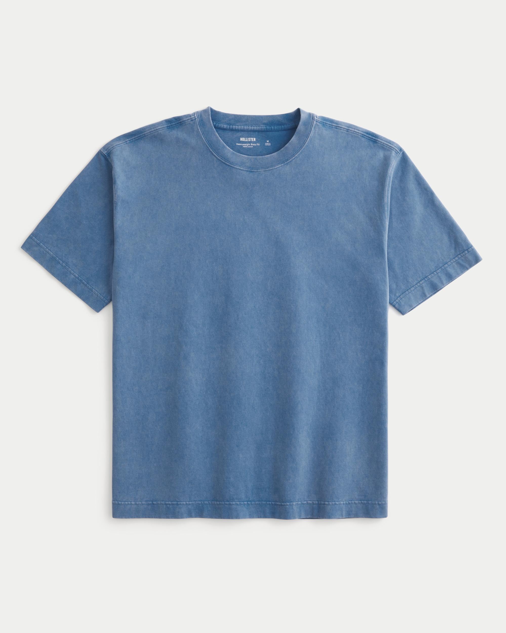 Boxy Heavyweight Camo Crew T-Shirt Product Image