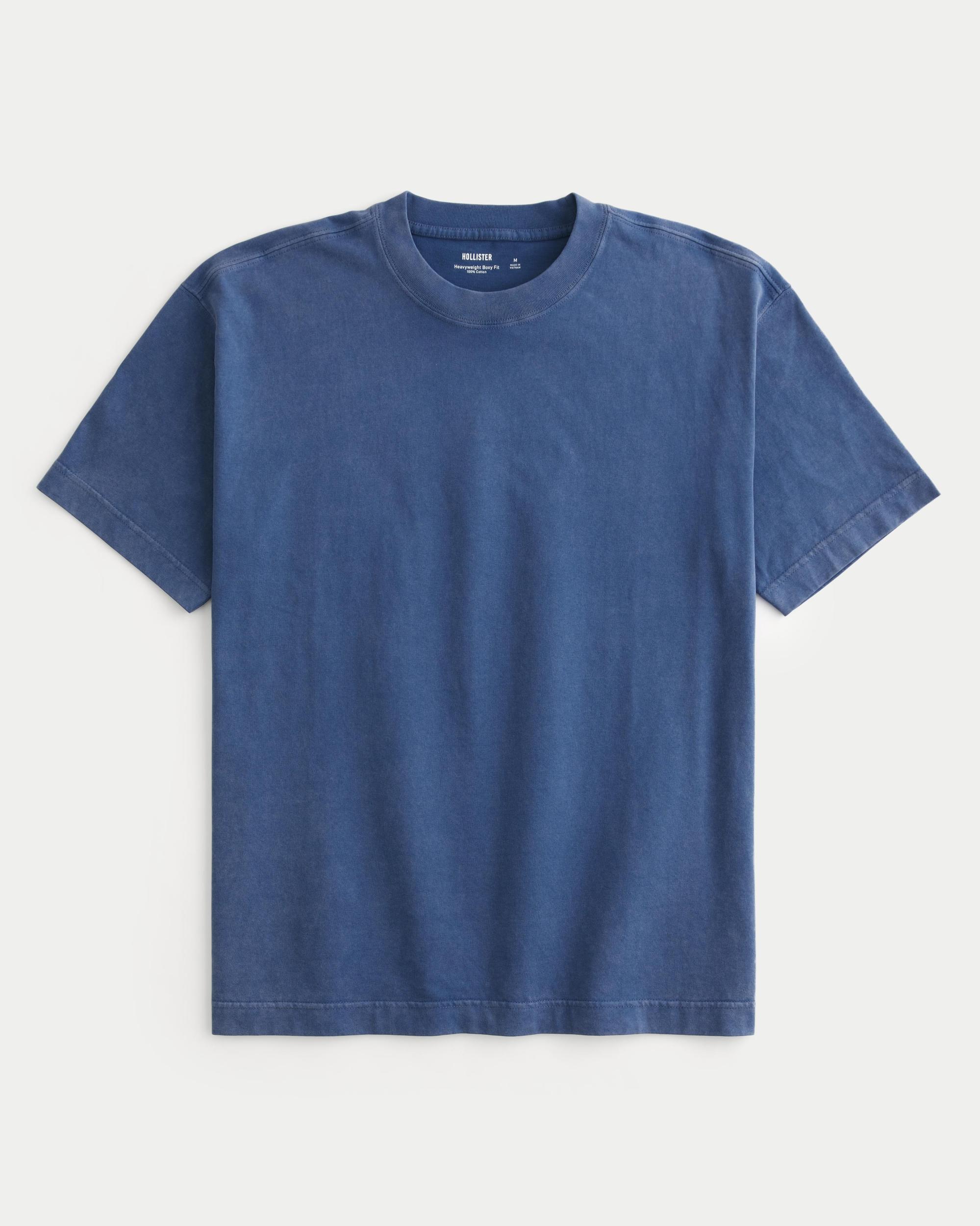 Boxy Heavyweight Washed Crew T-Shirt Product Image