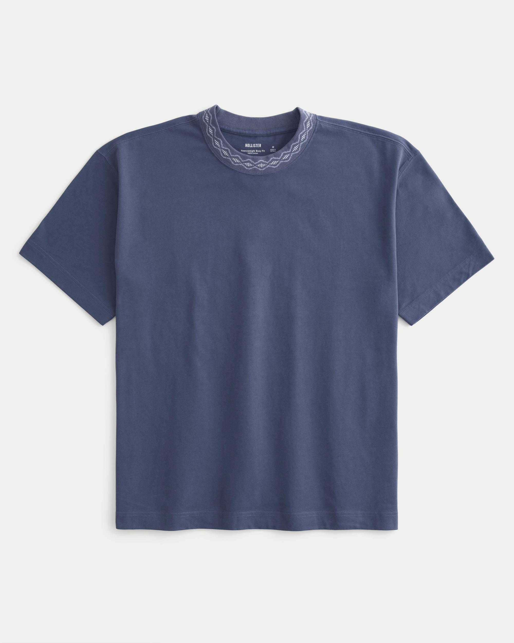 Boxy Heavyweight Pattern Crew T-Shirt Product Image