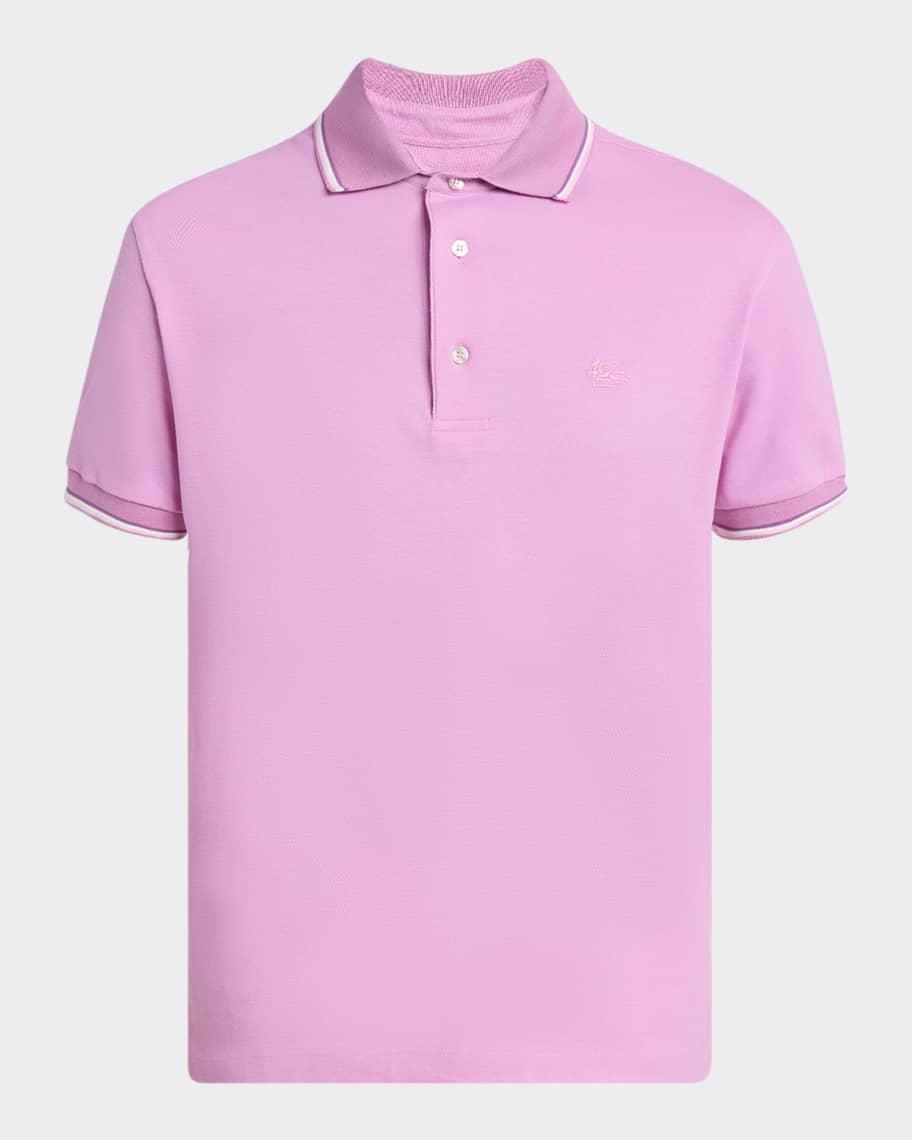 Mens Tipped Polo Shirt Product Image