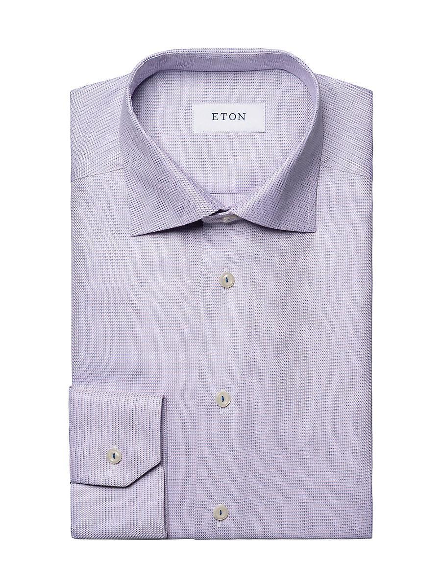 Mens Contemporary-Fit Semi-Solid Button-Front Shirt Product Image
