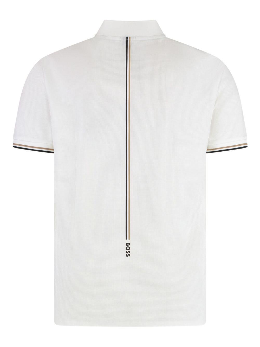 slim-cut polo shirt Product Image