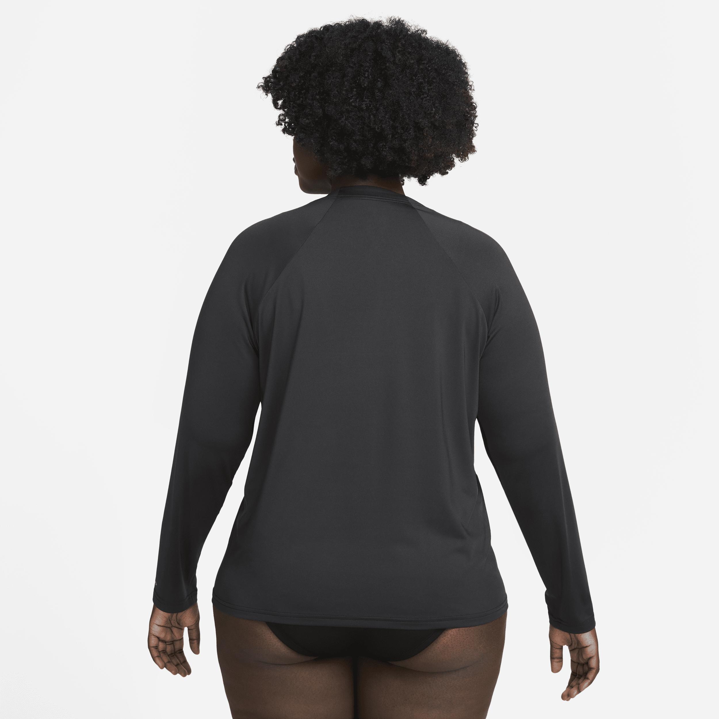 Nike Women's Essential Long-Sleeve Hydroguard Swim Shirt Product Image