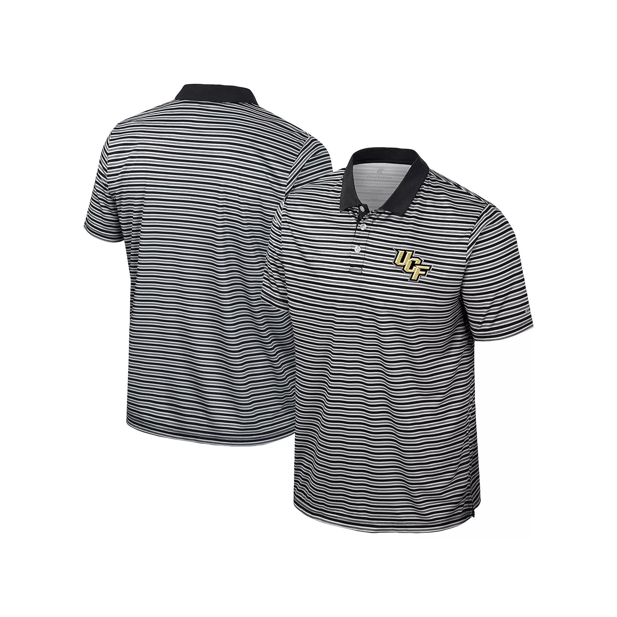 Men's Colosseum Green Baylor Bears Striped Polo, Size: Medium, Bay Green Product Image