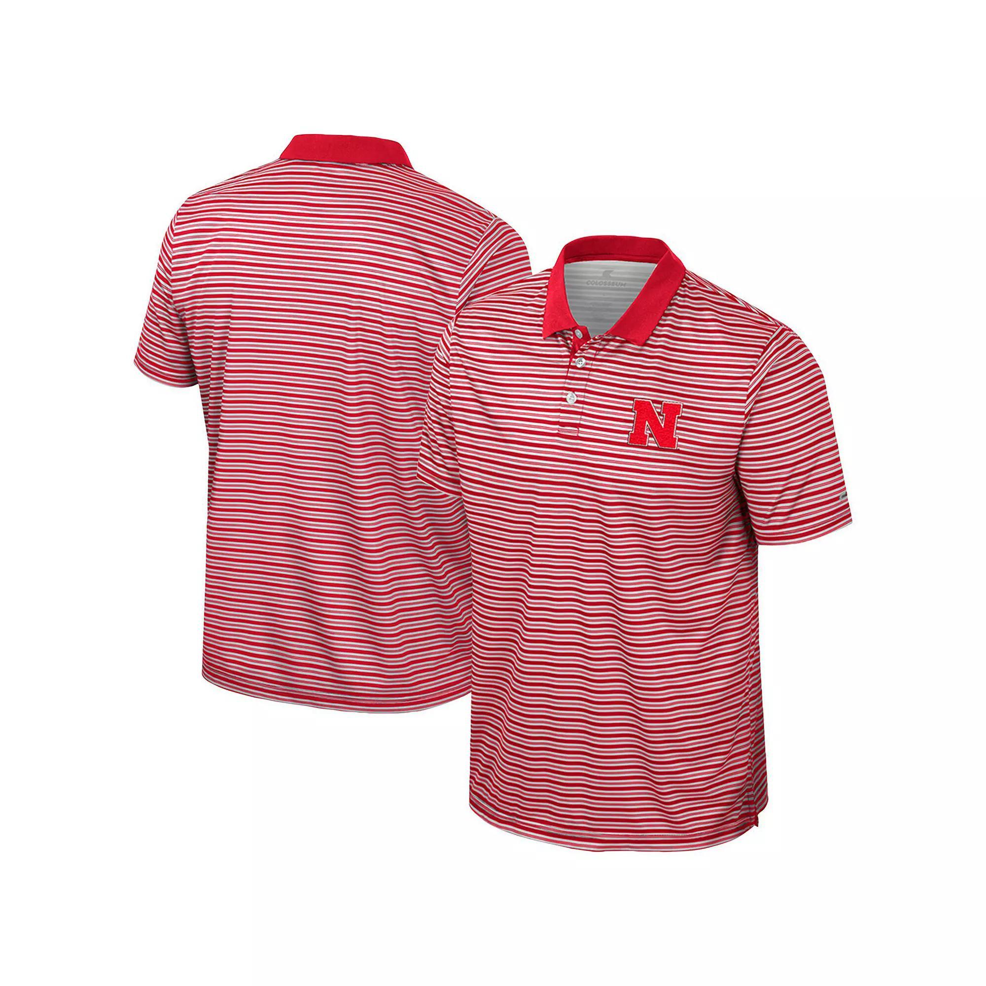 Men's Colosseum Green Baylor Bears Striped Polo, Size: Medium, Bay Green Product Image