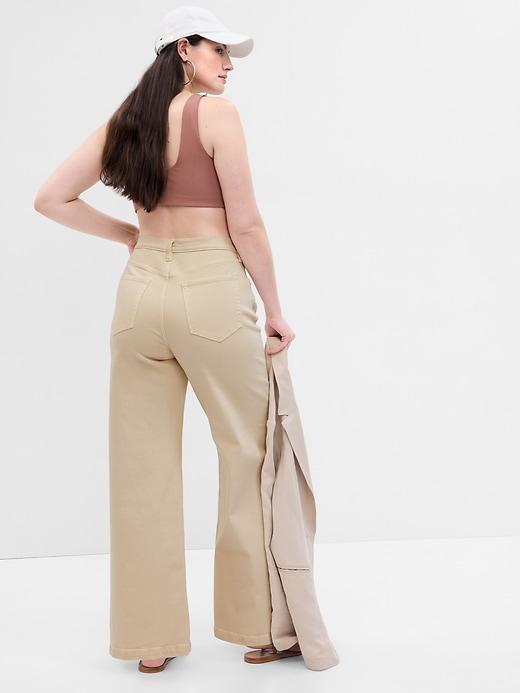 High Rise Stride Wide-Leg Jeans Product Image