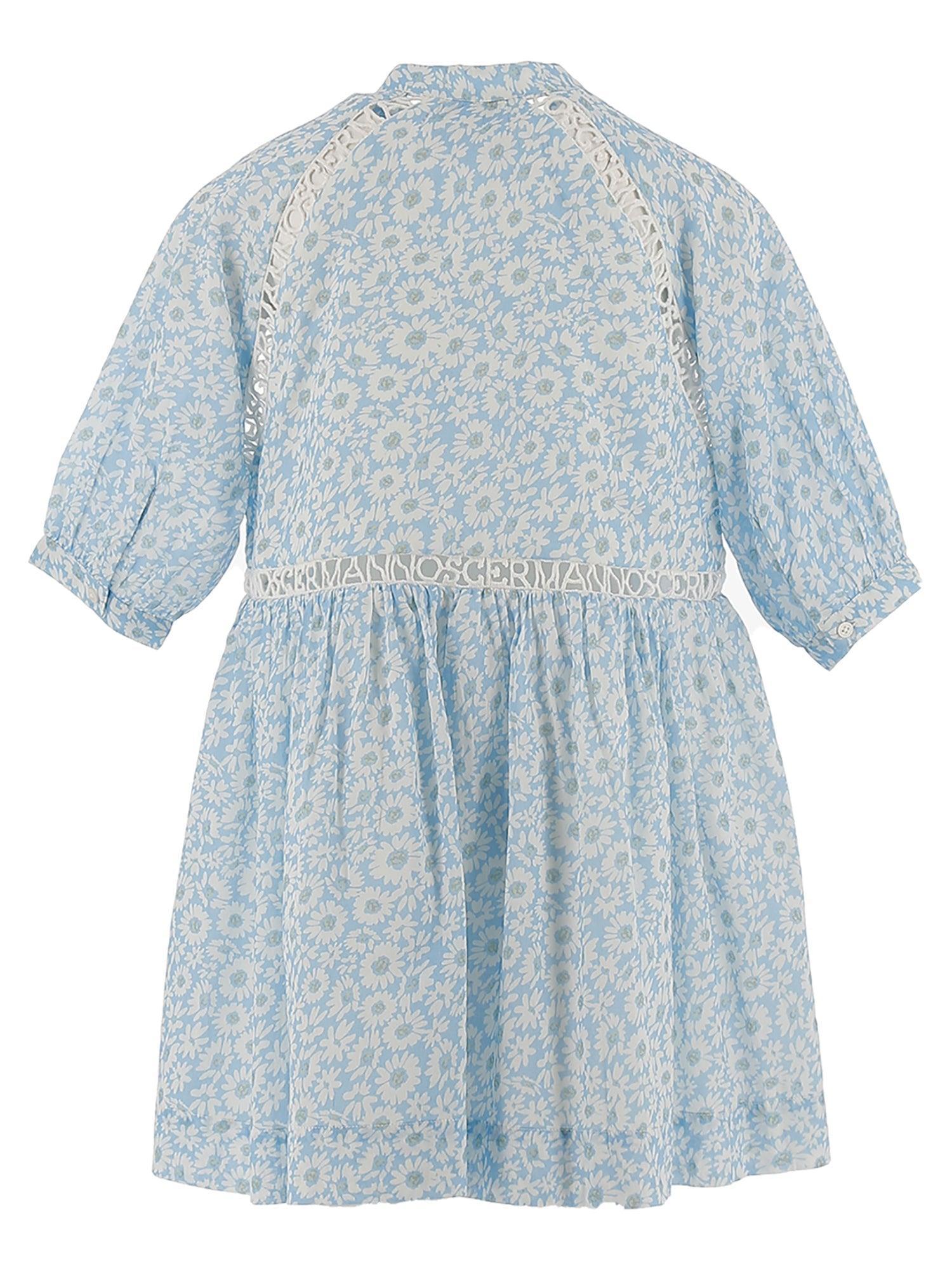 Ermanno Scervino Logo Print Puff Sleeve Dress Product Image
