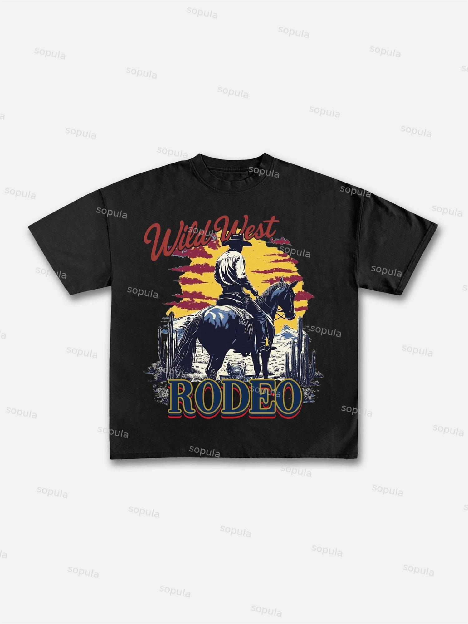 Coors Banquet Rodeo Classic Graphic Cotton T-shirt Product Image