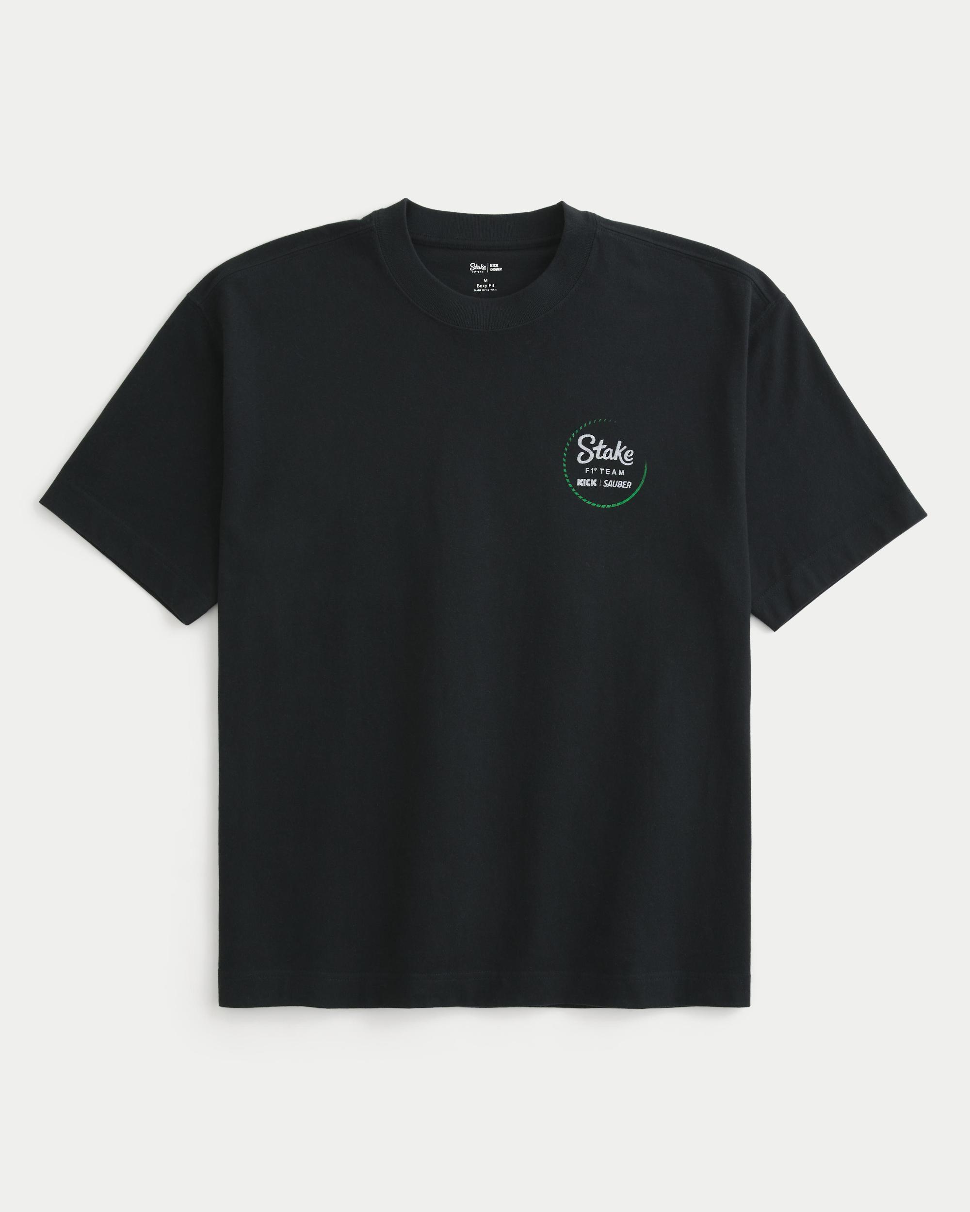 Boxy Heavyweight Stake F1 Team Kick Sauber Graphic Tee Product Image
