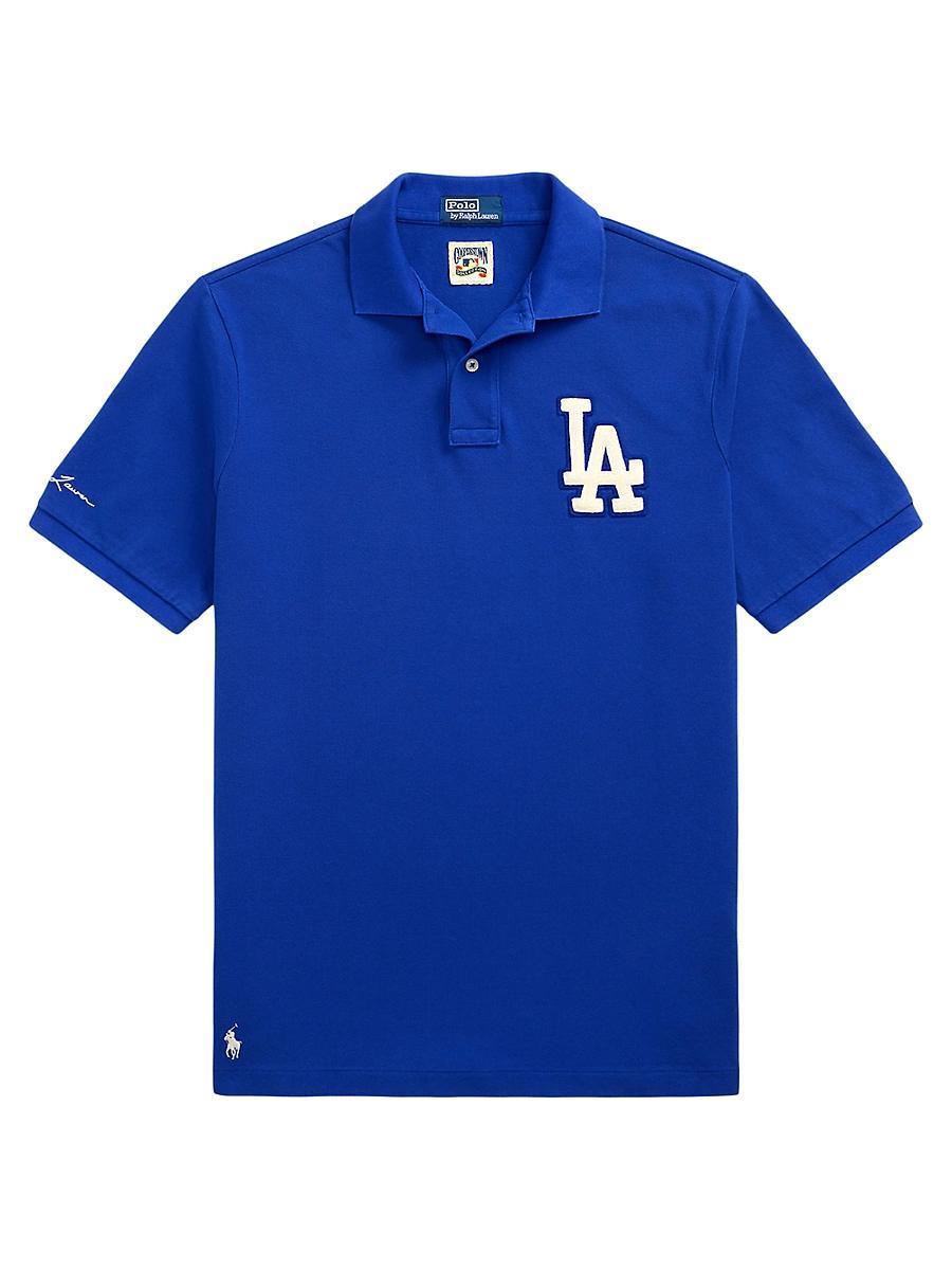 Mens Dodgers Polo Shirt Product Image