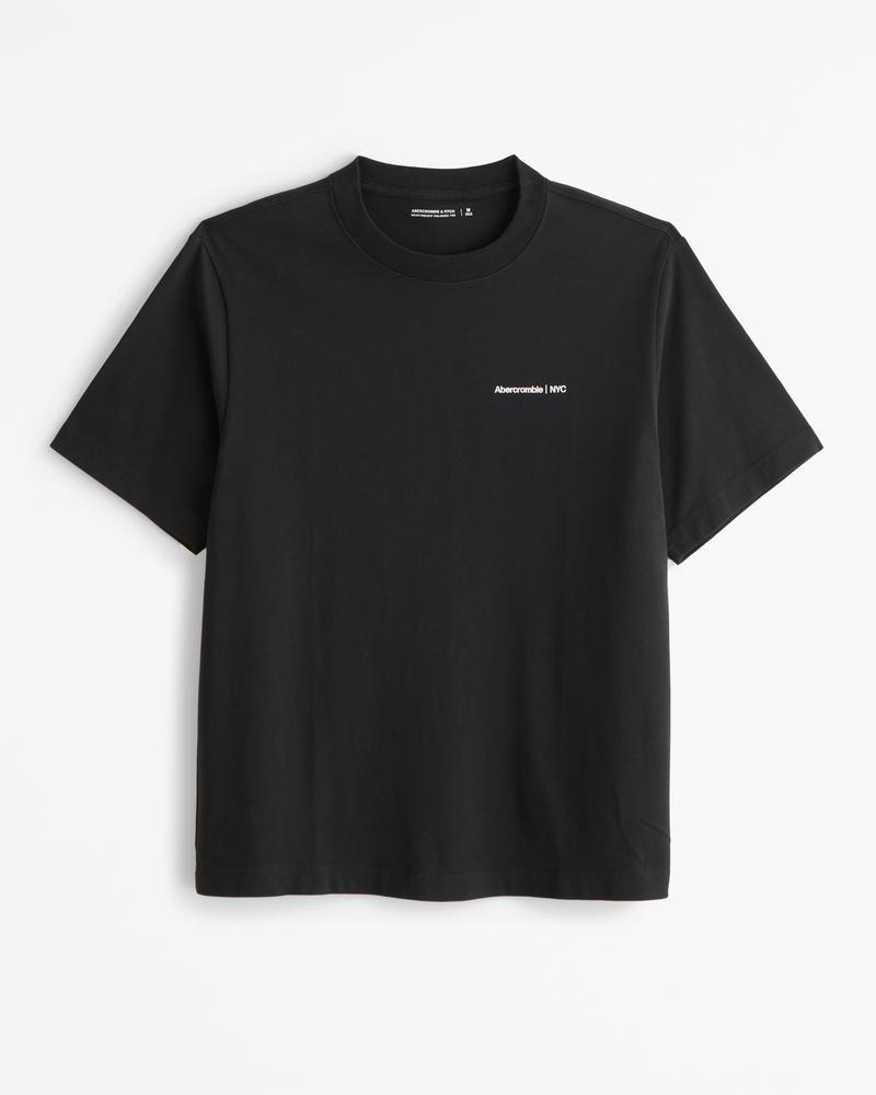 Premium Polished Micro-Logo Tee Product Image