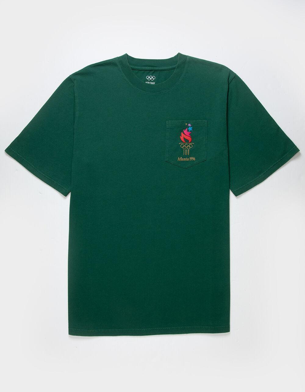 OLYMPICS Atlanta 1996 Mens Pocket Tee - FOREST Product Image