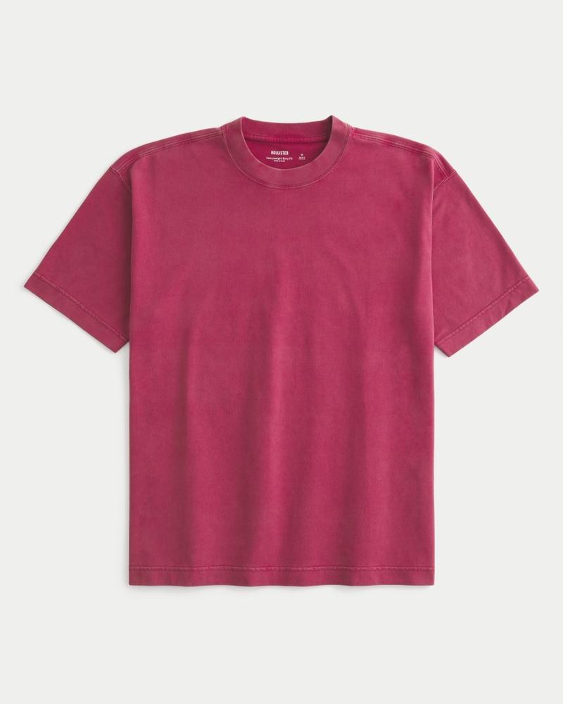 Boxy Heavyweight Pattern Crew T-Shirt Product Image