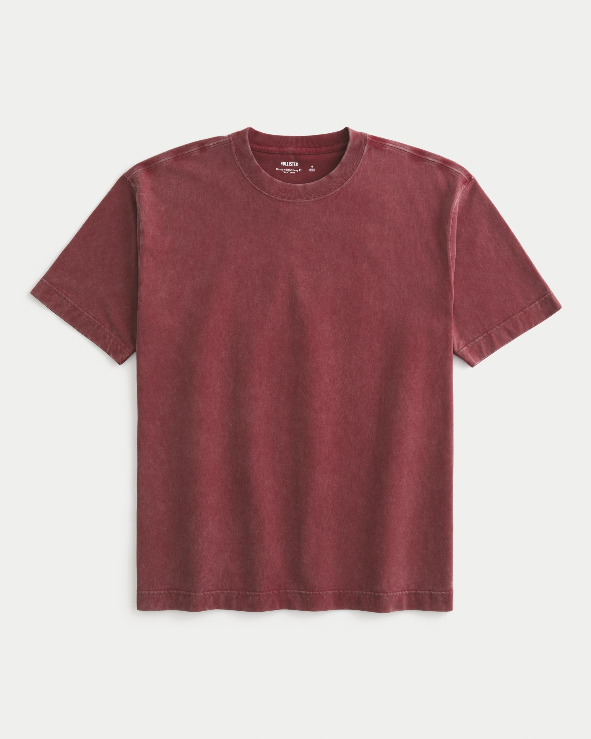 Boxy Heavyweight Camo Crew T-Shirt Product Image