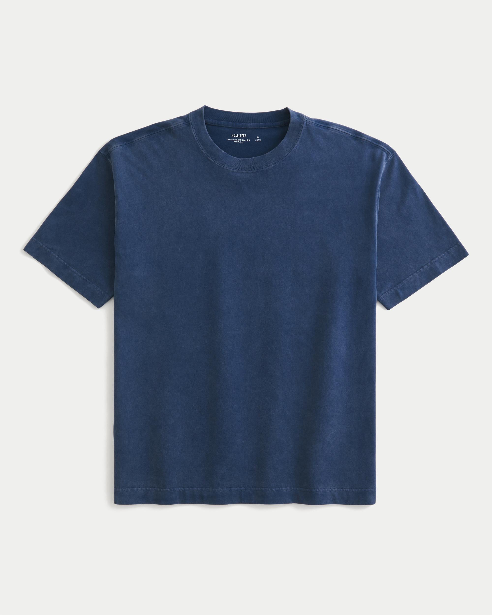 Boxy Heavyweight Camo Crew T-Shirt Product Image