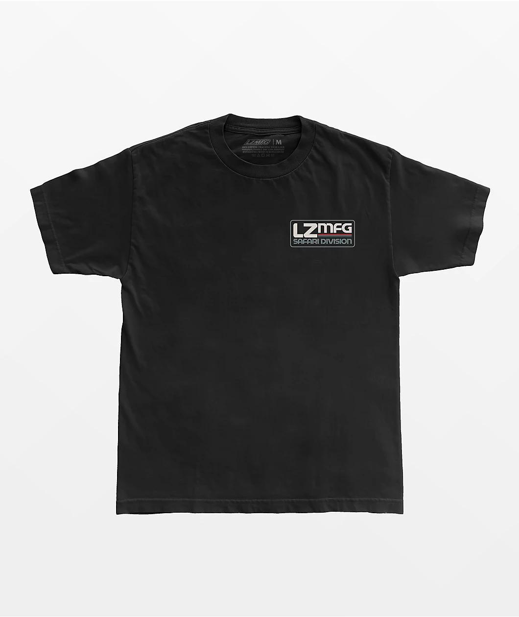 LZMFG Safari Division GTR Black T-Shirt Product Image