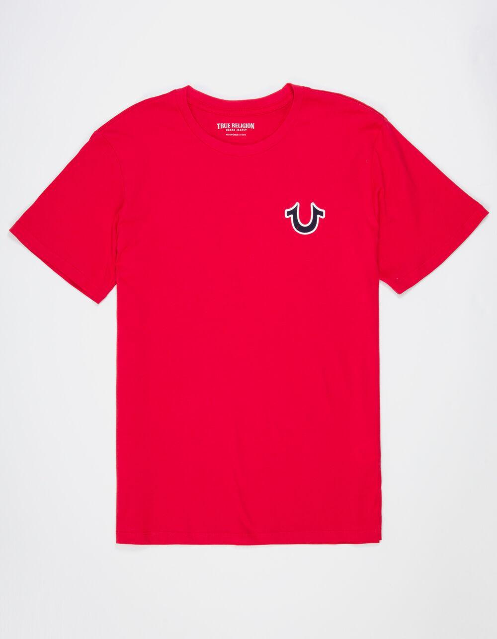 TRUE RELIGION Buddha Mens Tee - RED Product Image