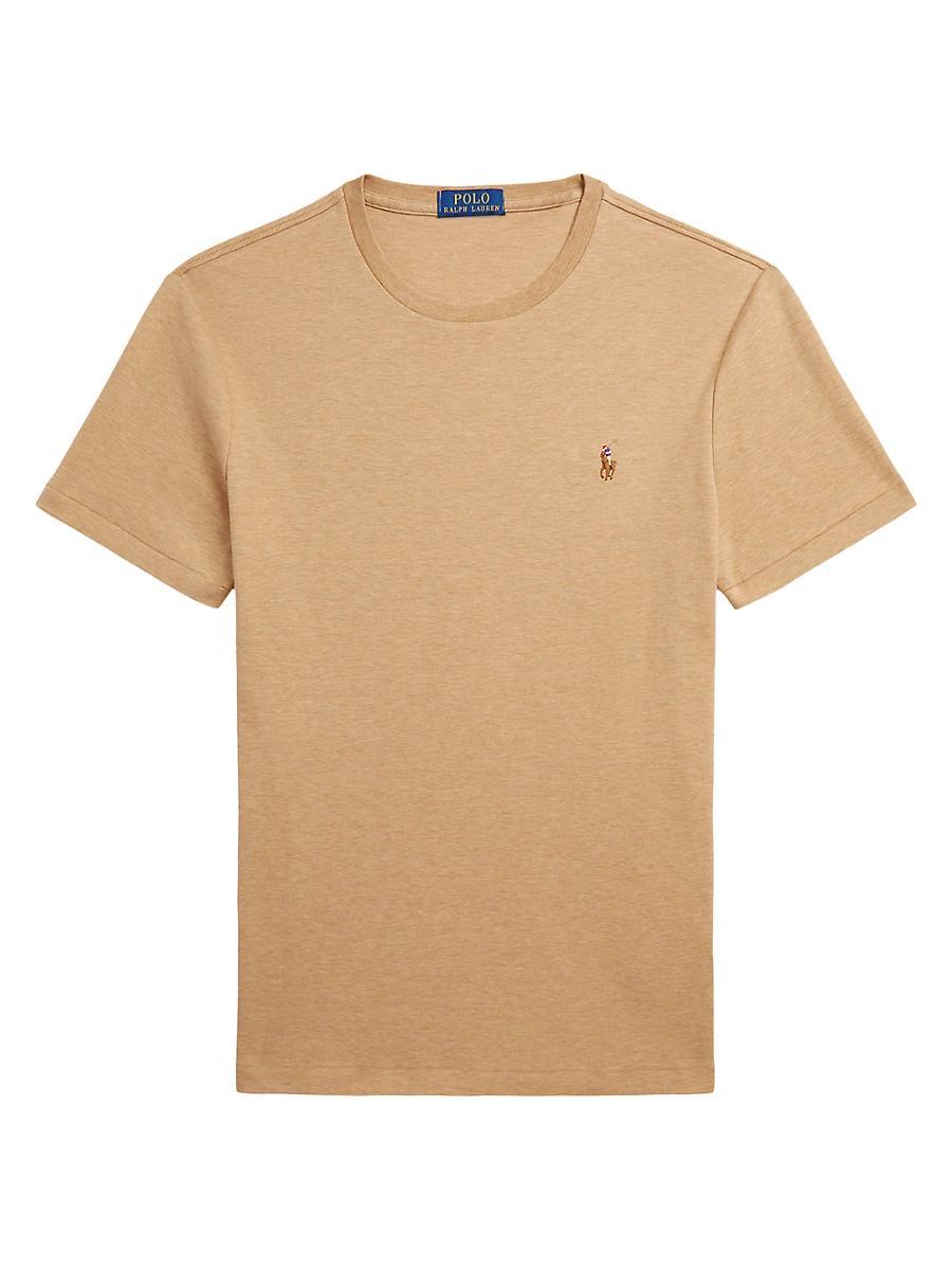 Mens Custom-Slim-Fit Soft Cotton T-Shirt Product Image