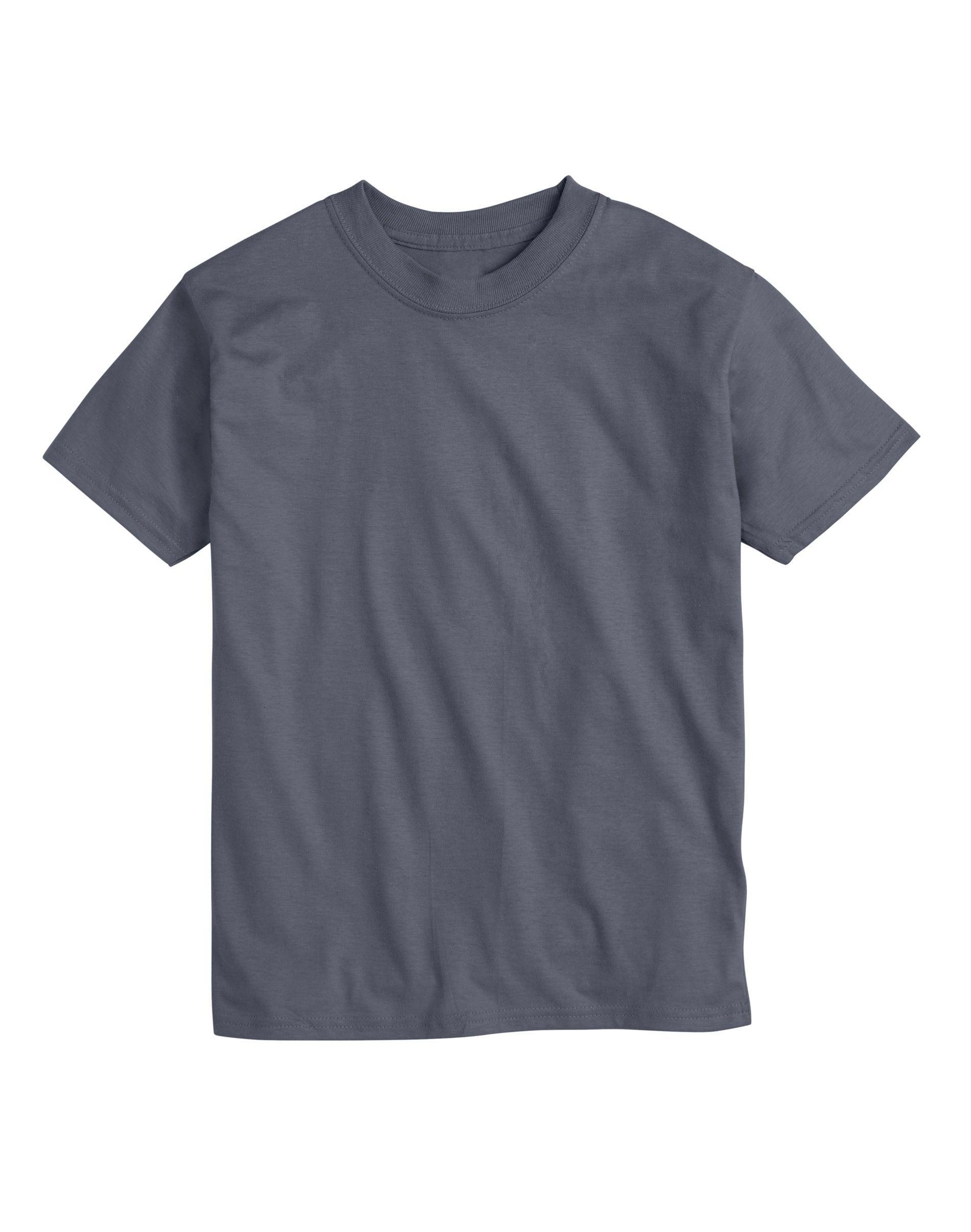 Men's Hanes® Beefy-T 2-Pack T-Shirt, Size: Small, Grey Heather Product Image