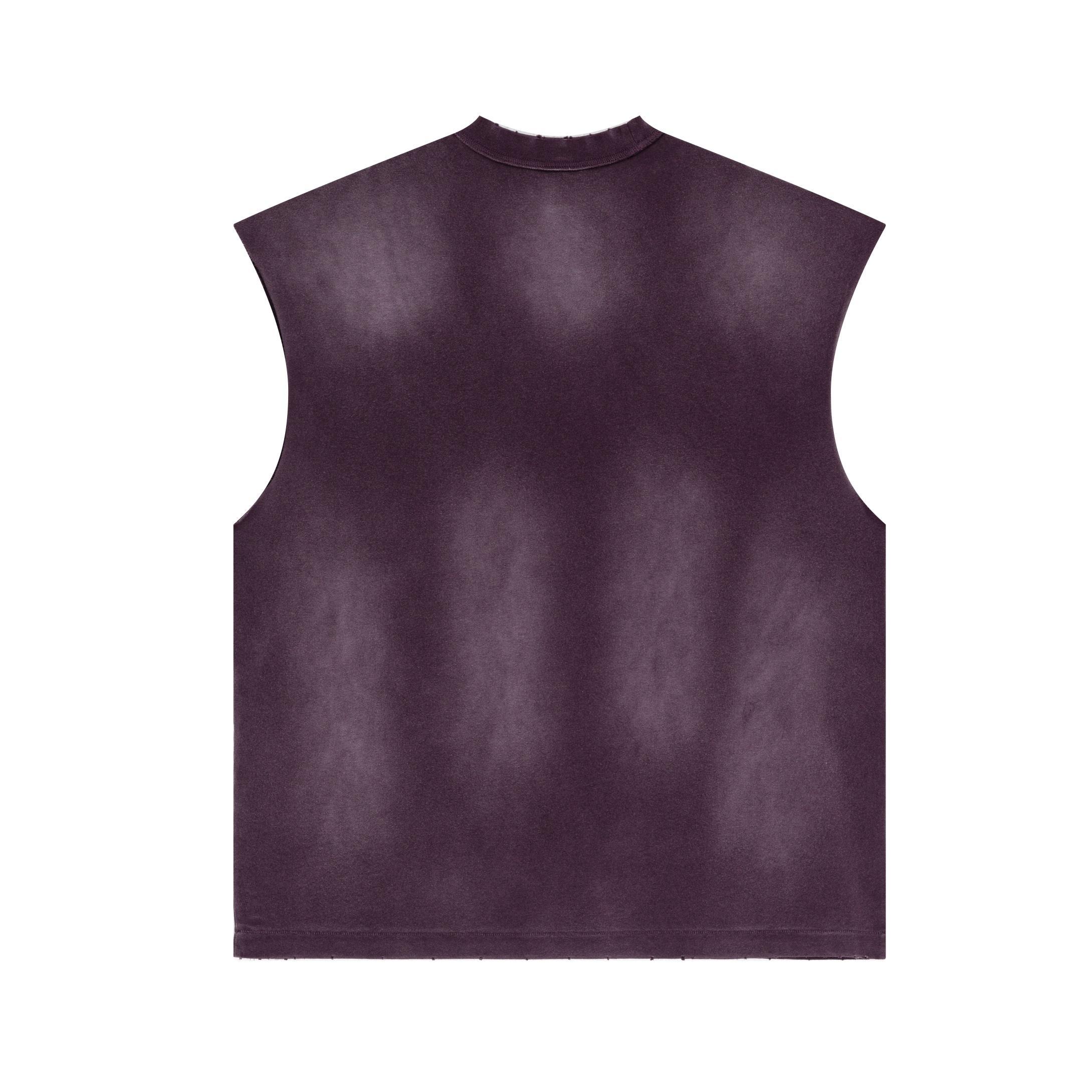 Vintage Distressed Tank Tops Sleeveless Shirts Product Image