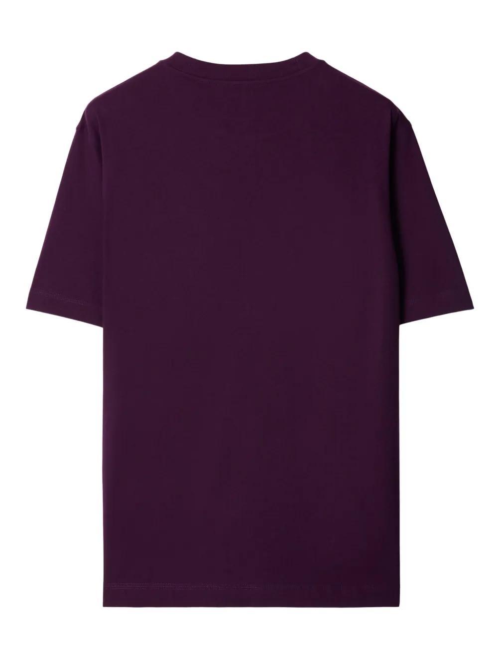 logo-embroidered cotton T-shirt Product Image