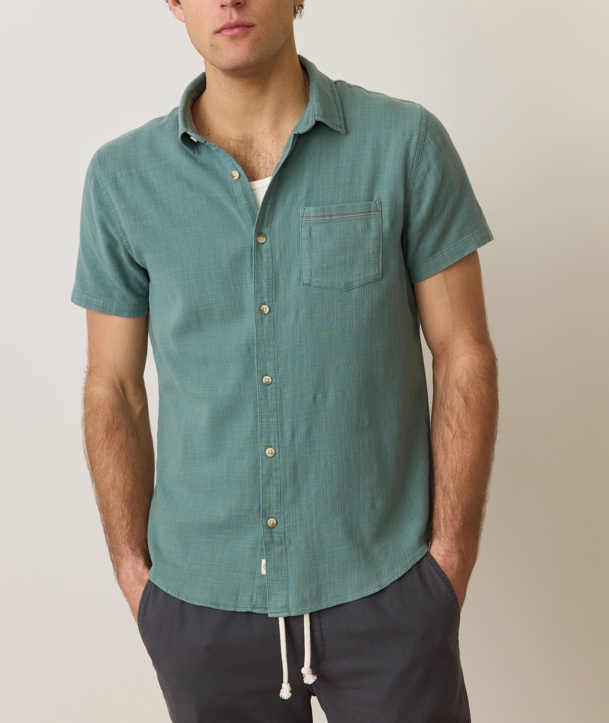 Stretch Selvage Short Sleeve Shirt Product Image