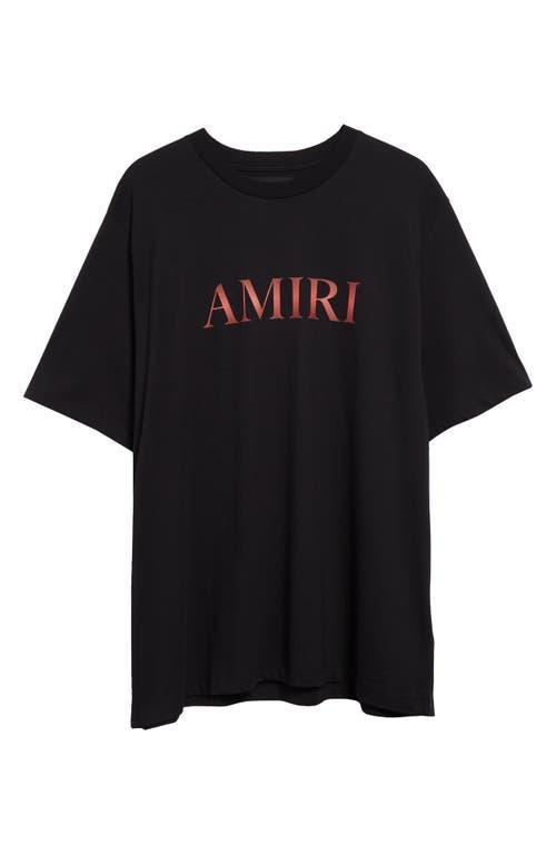 AMIRI Logo-print Cotton T-shirt In Black Product Image