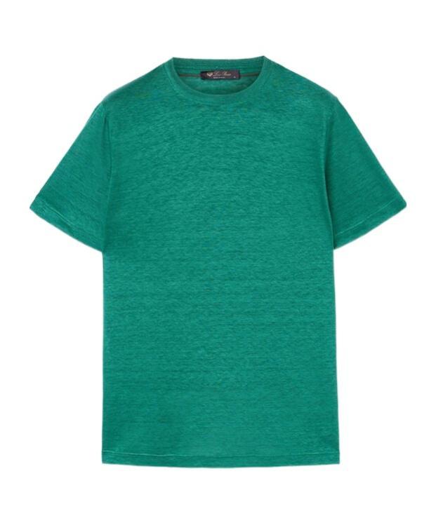 LORO PIANA Short-sleeved T-shirt In Green Product Image