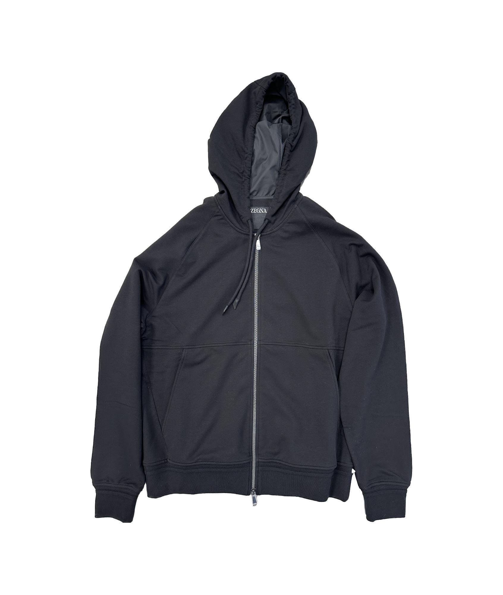 ZEGNA Hooded Sweater In Black Product Image