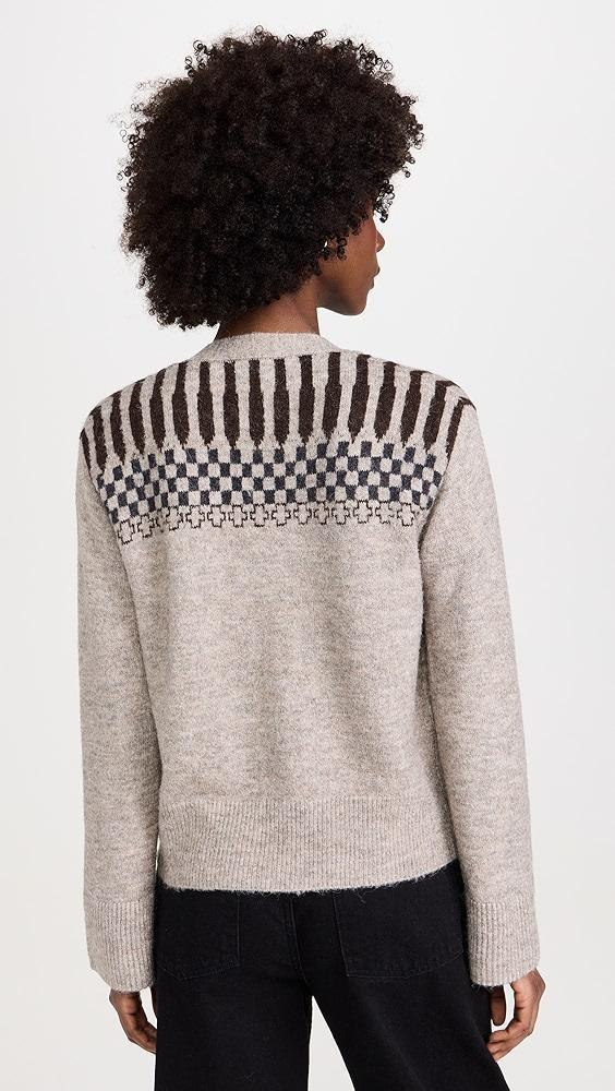 LNA Raina Fair Isle Cardigan | Shopbop Product Image