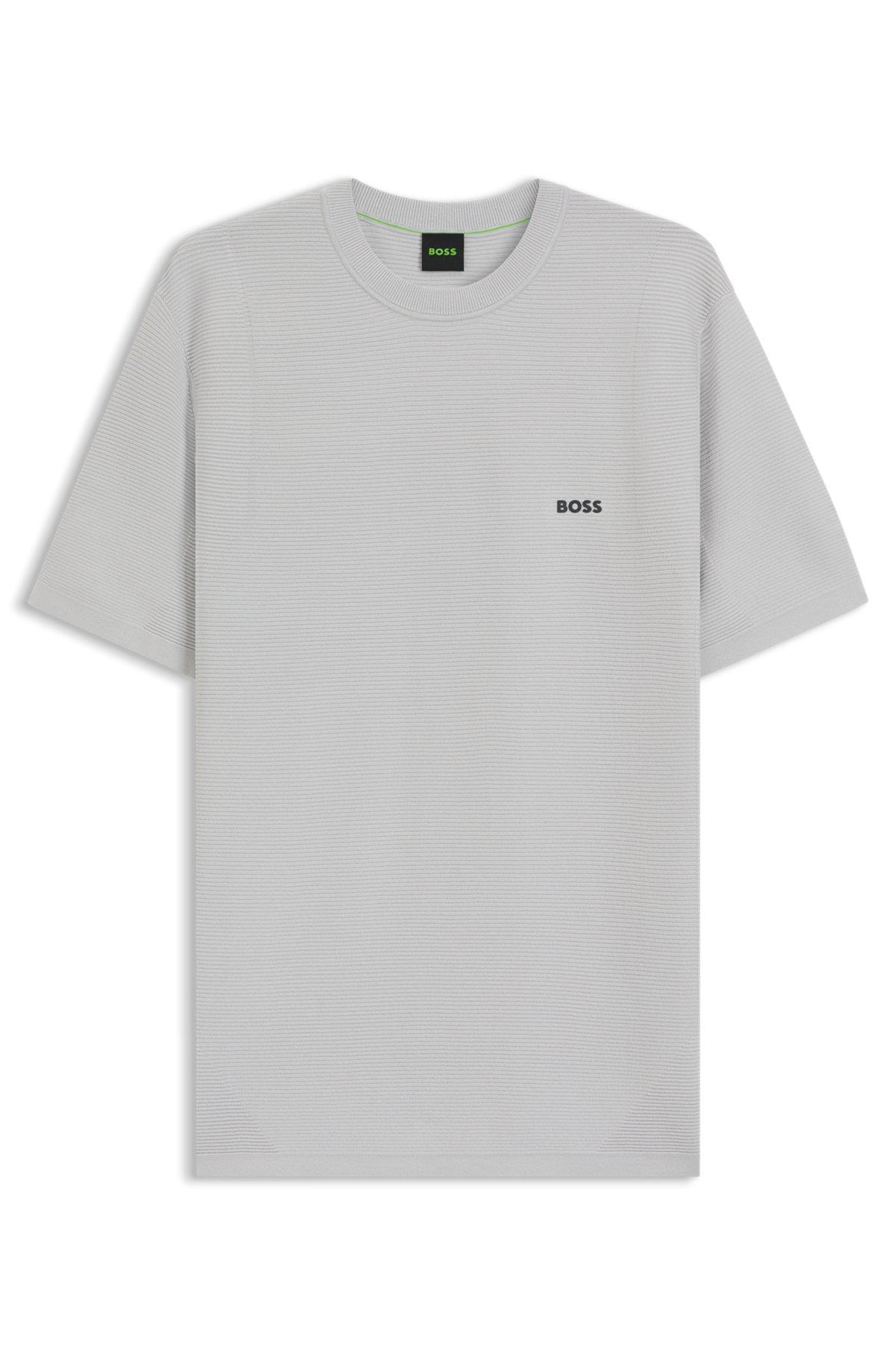 Rib-knit sweater with logo detail Product Image