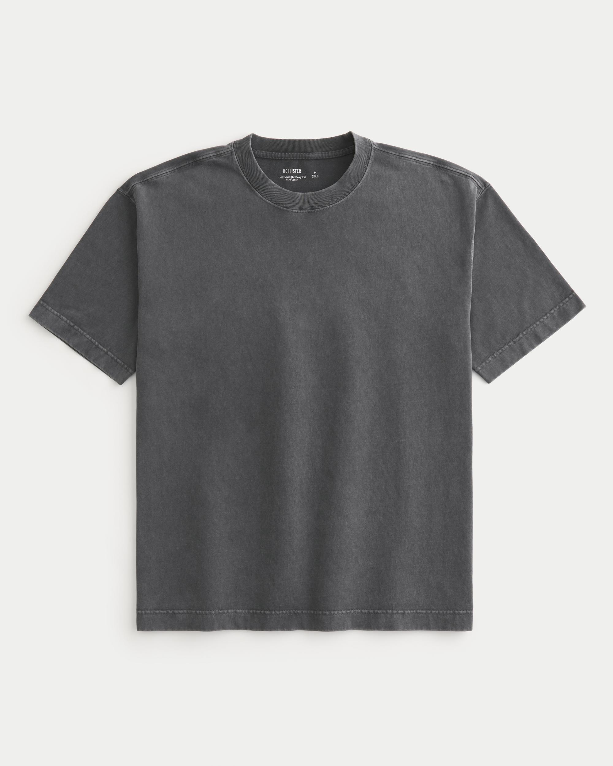 Boxy Heavyweight Camo Crew T-Shirt Product Image