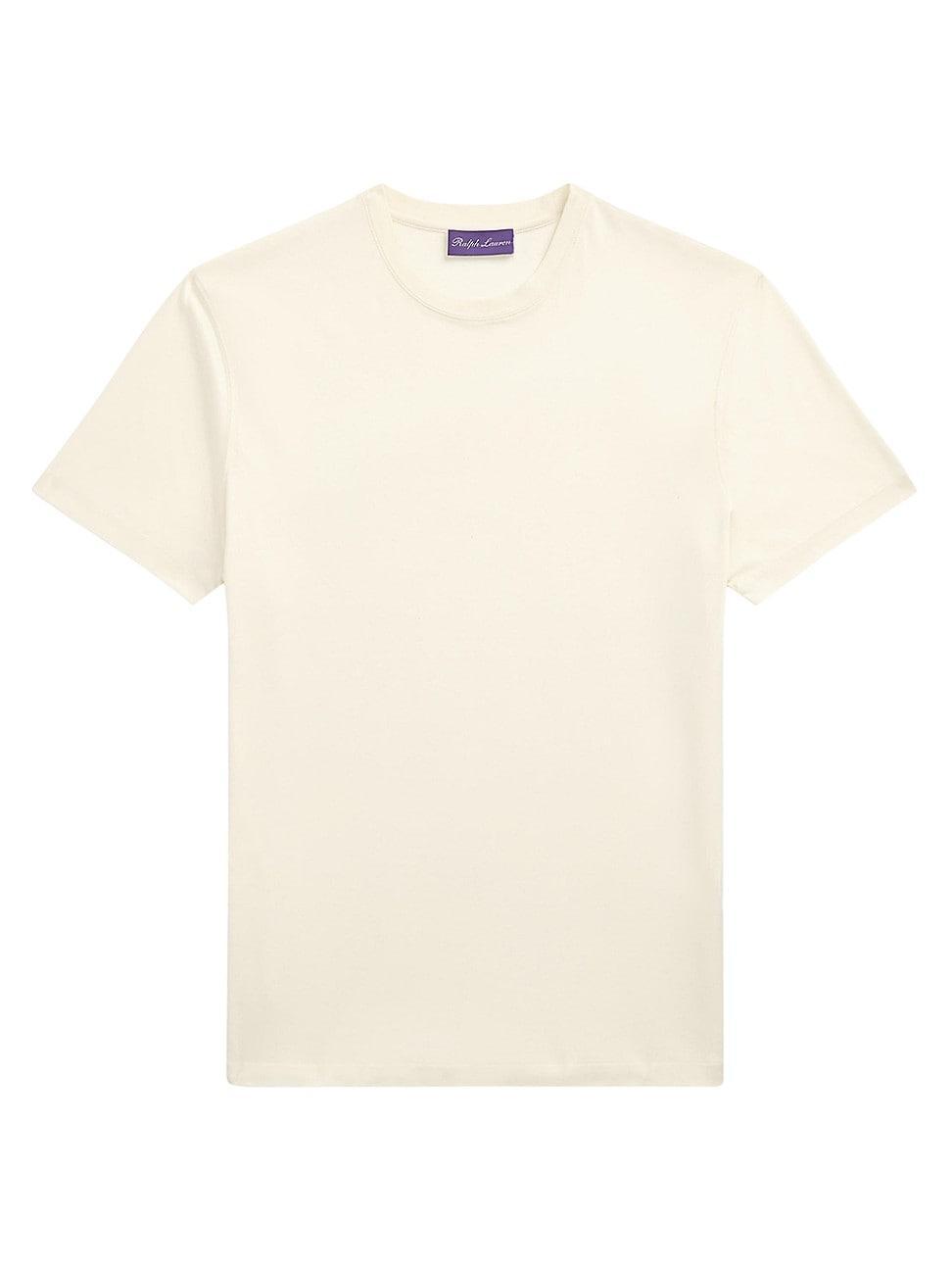 Mens Interlock Cotton Crewneck T-Shirt Product Image