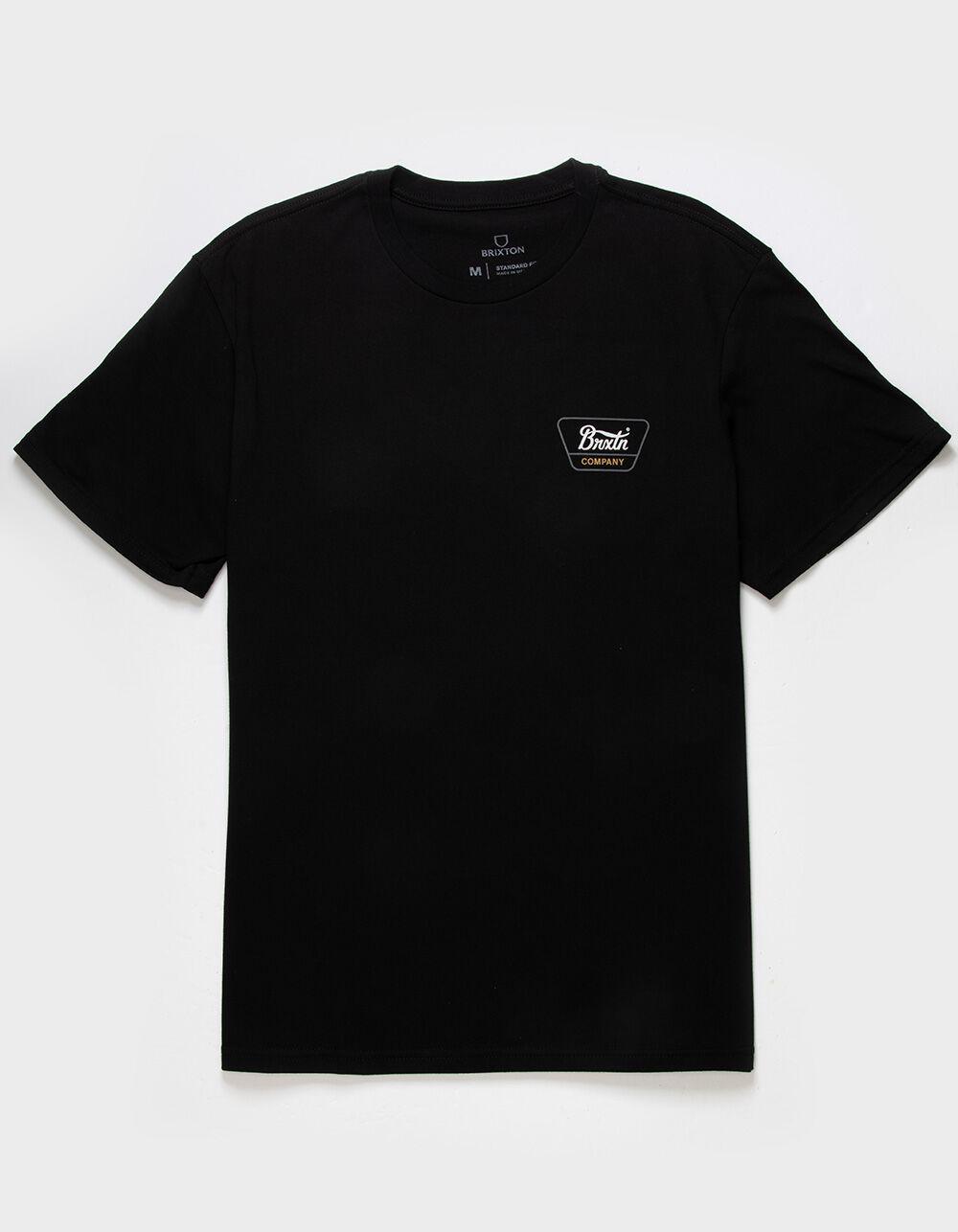 BRIXTON Linwood Mens Tee - TAN Product Image
