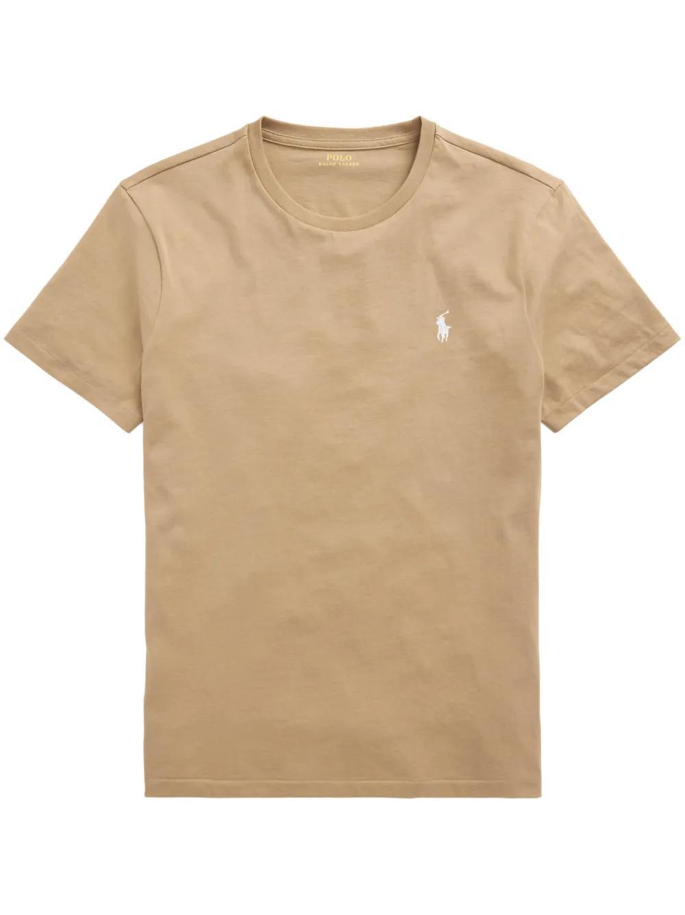 Polo Pony-embroidered cotton T-shirt Product Image
