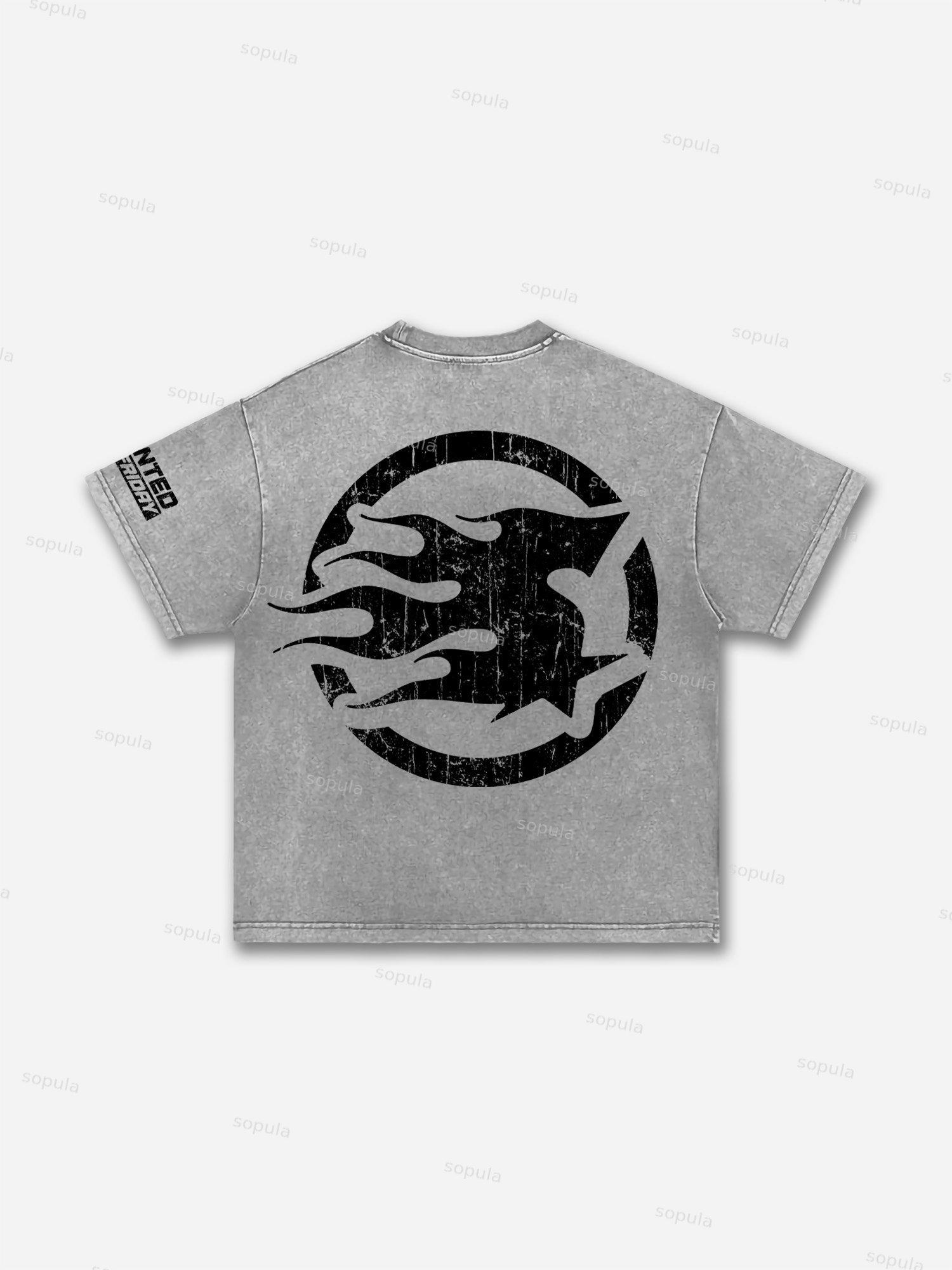 Good Friday Vintage Jesus Graphic Washed T-shirt Product Image