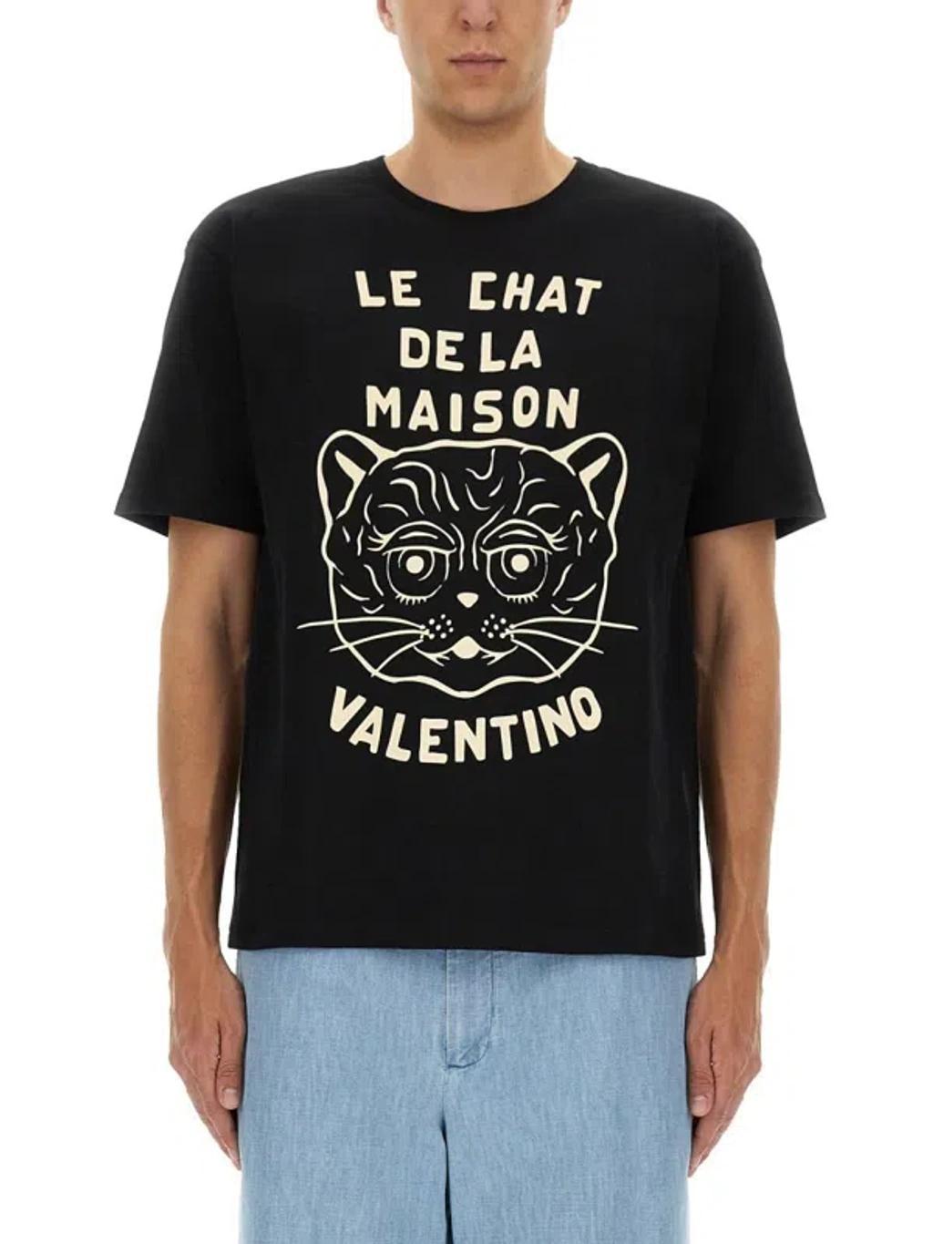 VALENTINO T-shirt Logo In Red Product Image