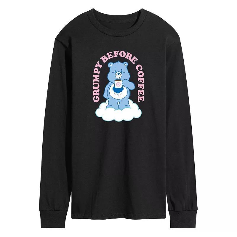 Mens Care Bears Grumpy Before Coffee Long Sleeve Graphic Tee Product Image