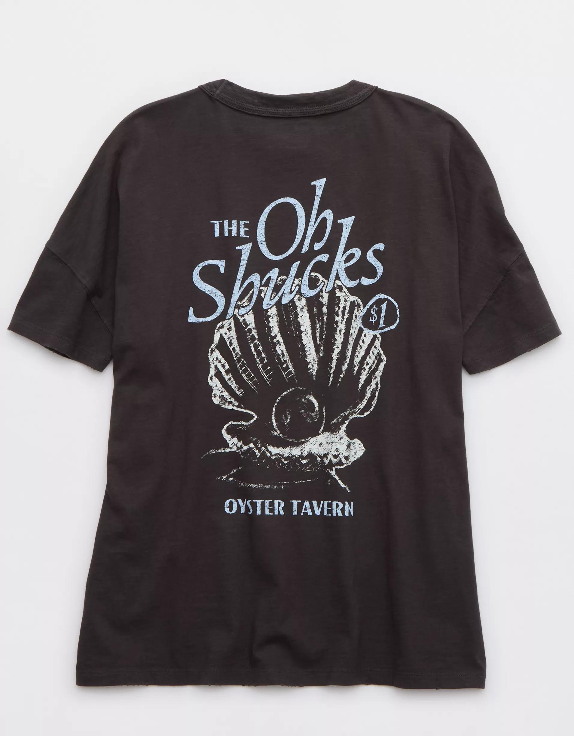 Aerie Oversized Crew Boyfriend T-Shirt Product Image