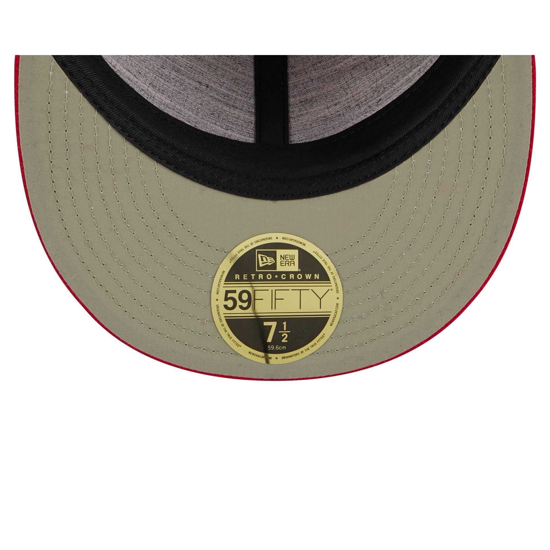 Cleveland Guardians Logo Pin Retro Crown 59FIFTY Fitted Hat Male Product Image