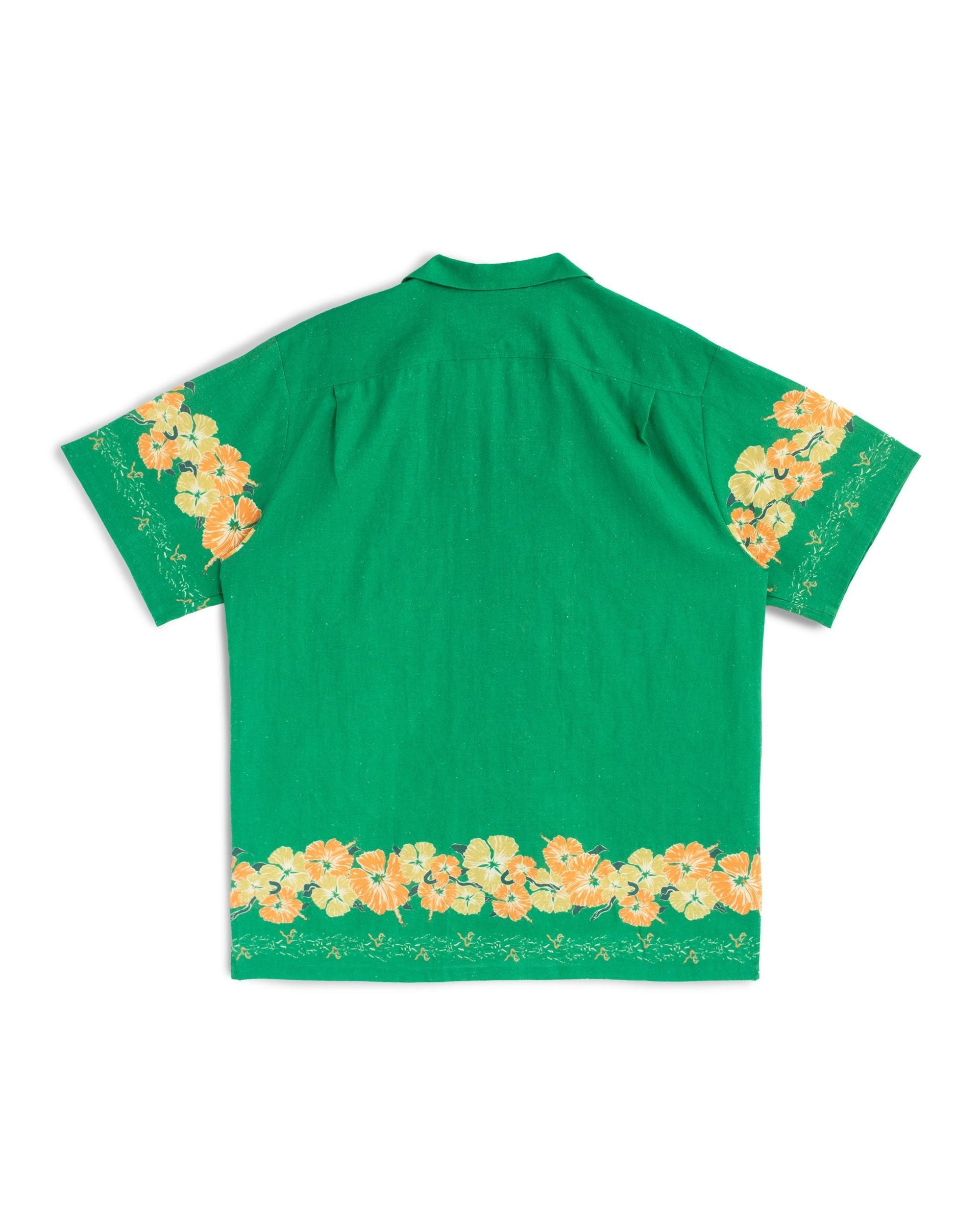 Moss Ornate Bloom Camp Shirt Product Image