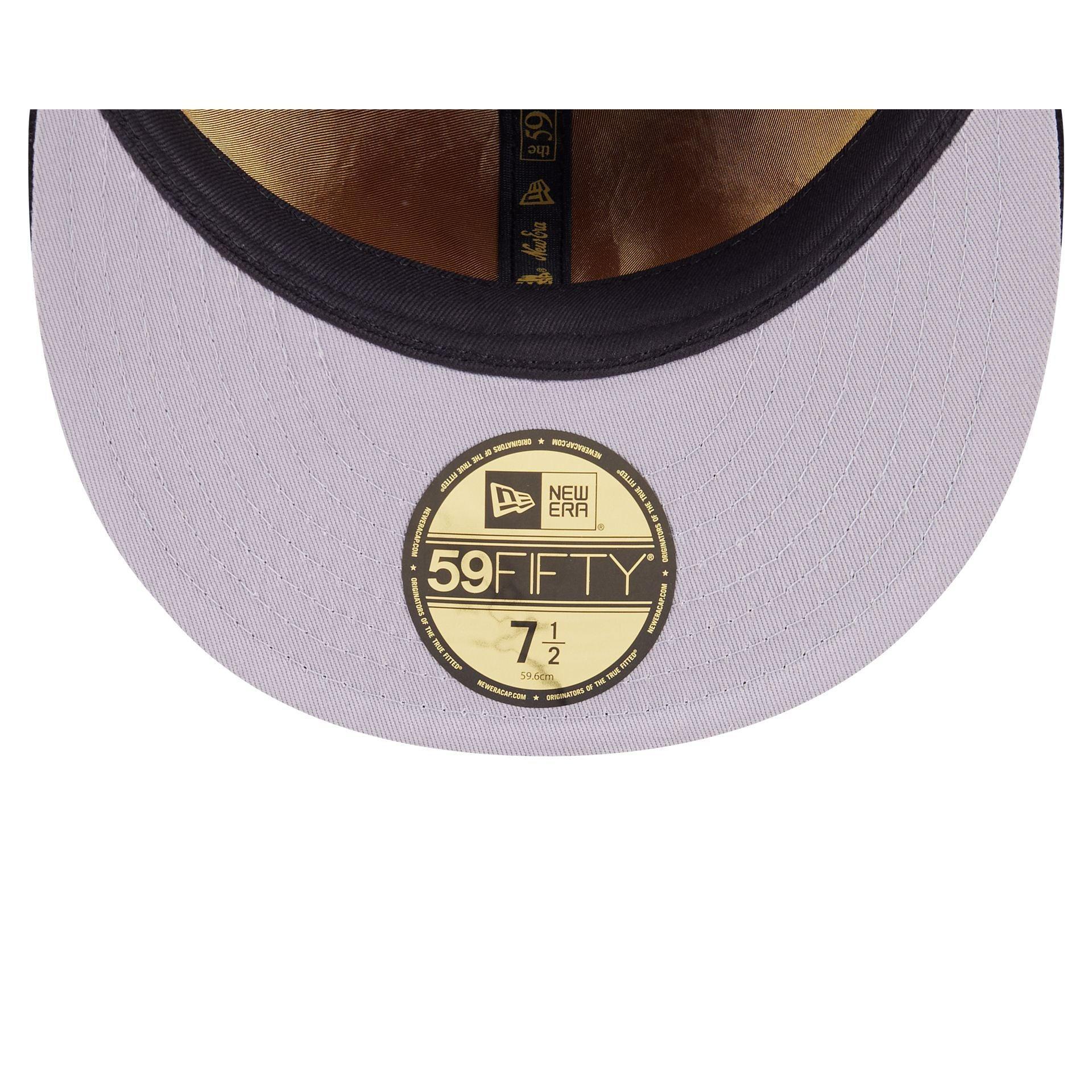 New York Mets Black Velvet 59FIFTY Fitted Hat Male Product Image