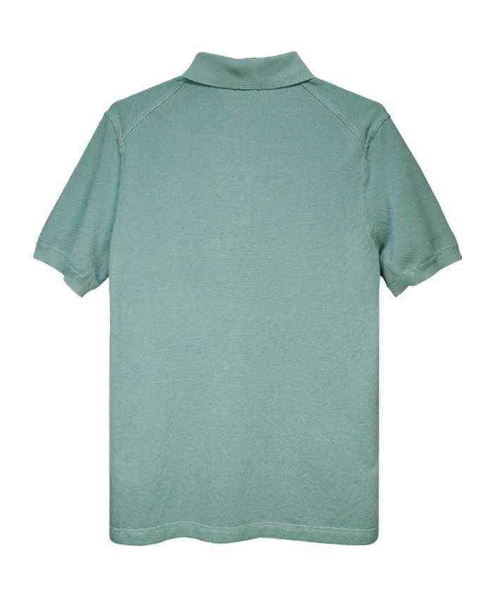 ZEGNA Piqué Polo Shirt In Green Product Image