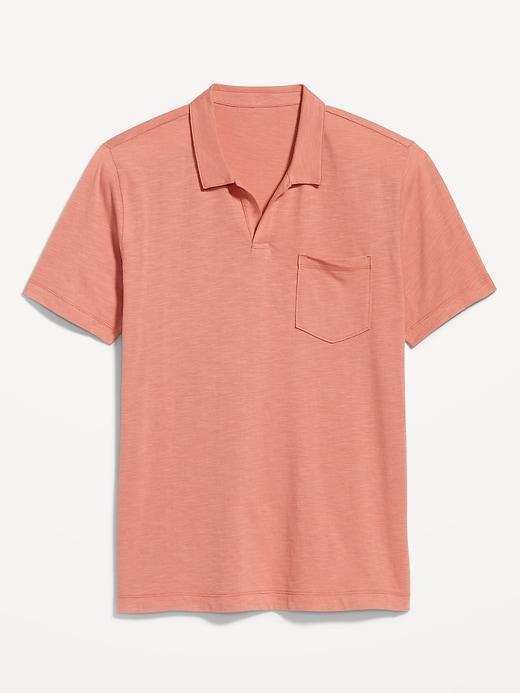 Classic Fit Slub-Knit Polo Product Image